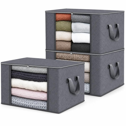 Cajas organizadoras de tela con visor CimaSur