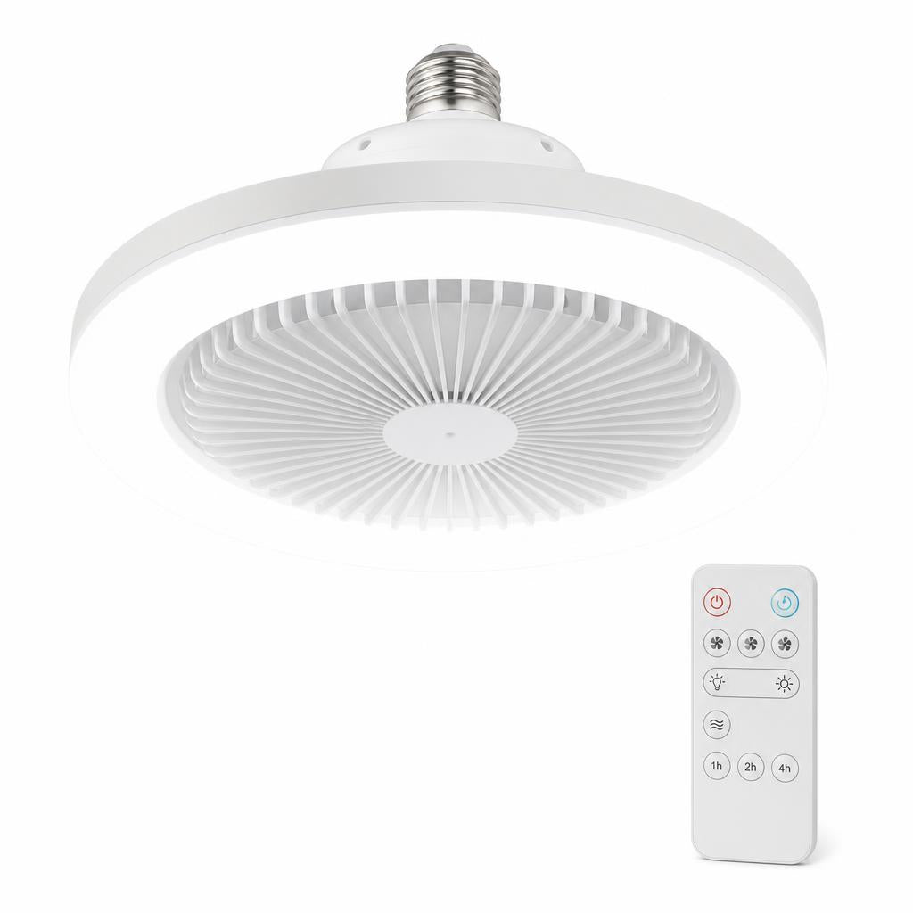 Lámpara ventilador de techo con control remoto CimaSur